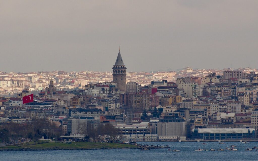 İstanbul və Qalata qülləsi panoraması — Türkiyə vizası