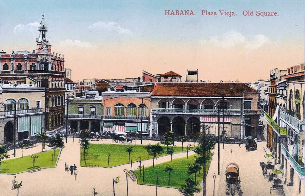 Havanada köhnə şəhər meydanı