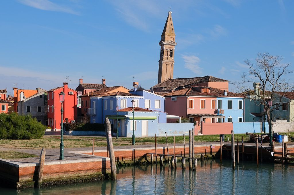 Venesiya yaxınlığında Burano adası