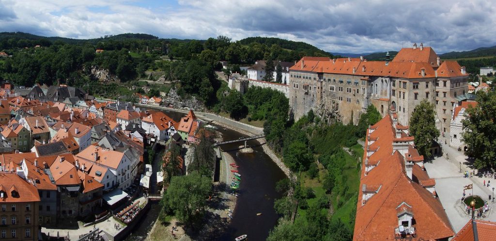 Çexiya: Çeski Krumlov, Vltava döngəsi