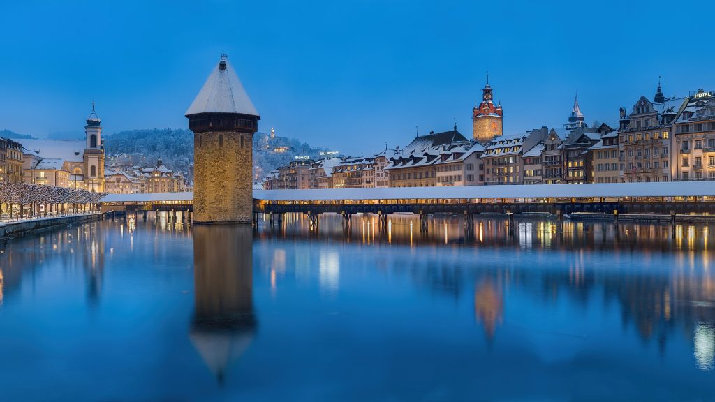 İsviçre: Luzern, Kapellbrücke köprüsü