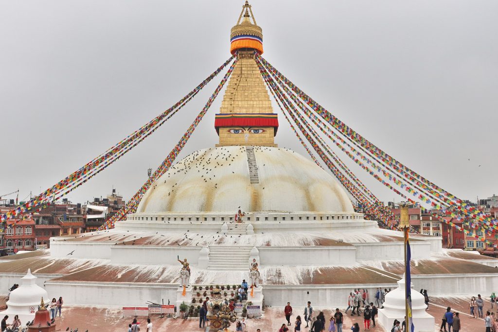 Nepal: Katmandu, Boudhanath stupası