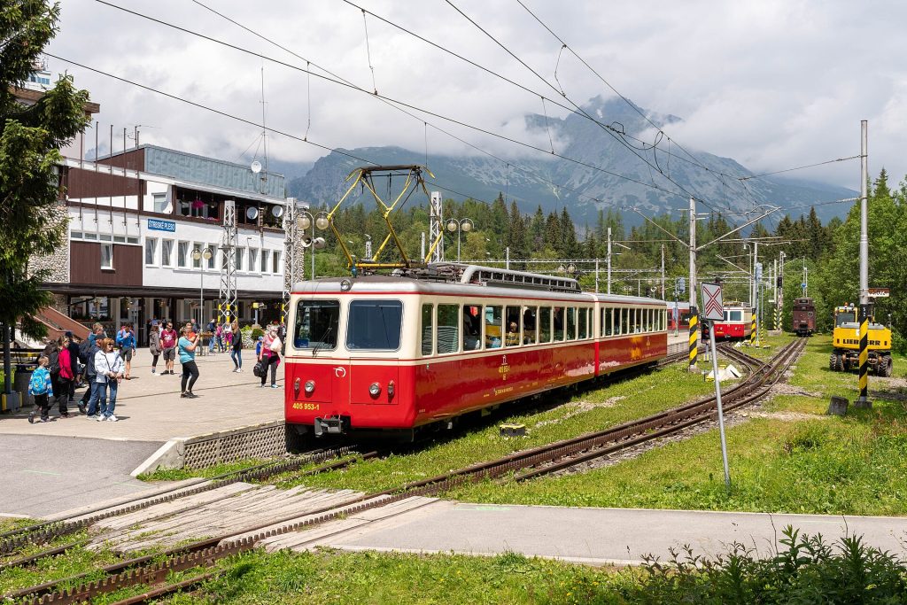 Slovakya: Štrbské Pleso, Tatra elektrikli demir yolu