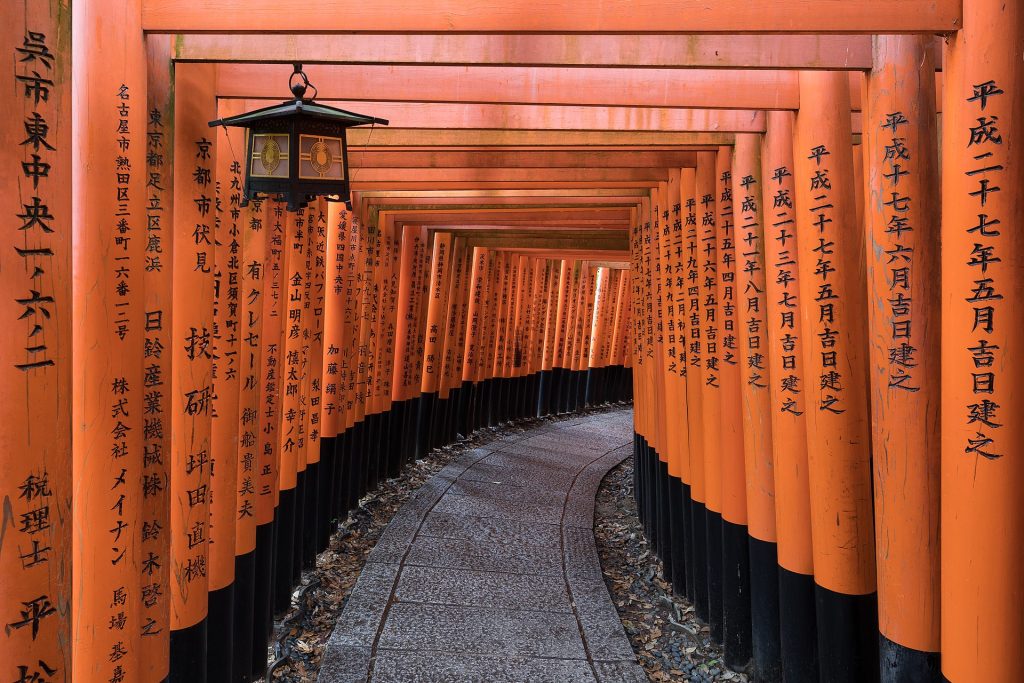 Yaponiya: Kioto, Fuşimi İnari torii qapıları